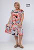 Picture of CURVY GIRL DRESS WITH RUFFLE SLEEVE